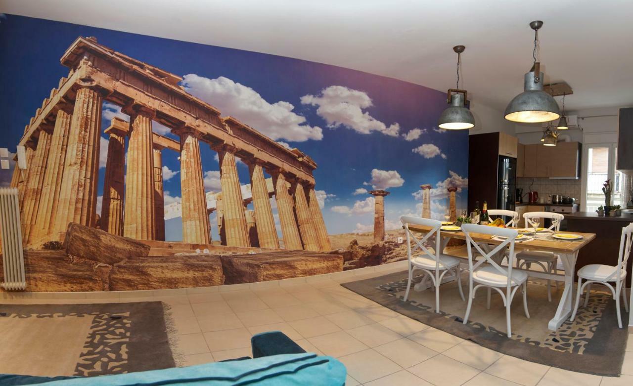 Just Athens Apt 130Sqm One Step From Metro Exteriér fotografie